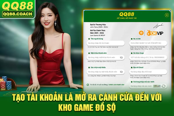 Tạo tài khoản là mở ra cánh cửa đến với kho game đồ sộ